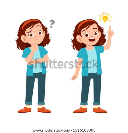cute teen gesture many expression set bundle