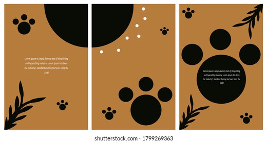 cute template design for social media