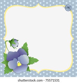 Cute template for Mother's Day greetings card (EPS10)