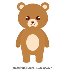 cute and tender bear character