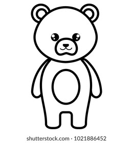 cute and tender bear character