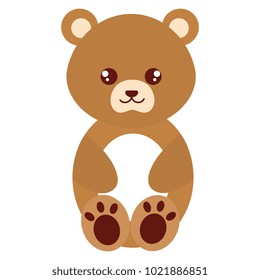 cute and tender bear character
