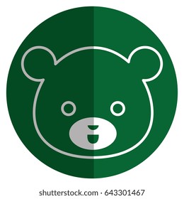 cute and tender bear kawaii style