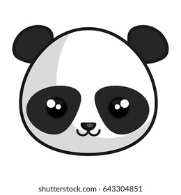 cute and tender bear panda kawaii style
