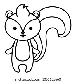 cute and tender chipmunk