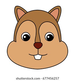 cute and tender chipmunk