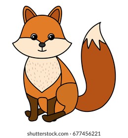 cute and tender fox