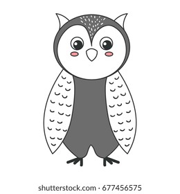 cute and tender owl