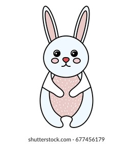 cute and tender rabbit