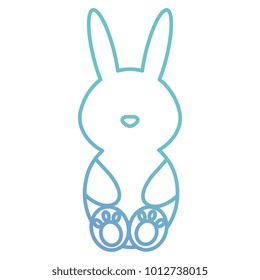 cute and tender rabbit character