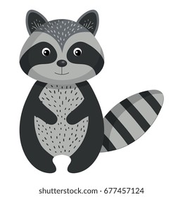 cute and tender raccoon