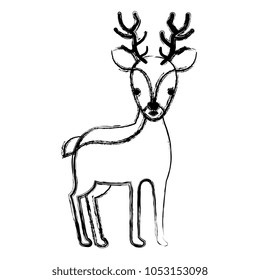 cute and tender reindeer