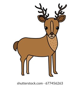 cute and tender reindeer