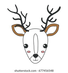 cute and tender reindeer