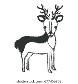 cute and tender reindeer