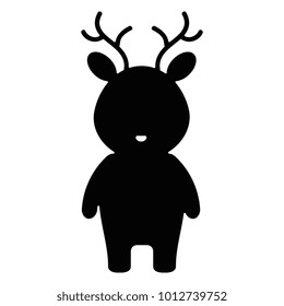 cute and tender reindeer character