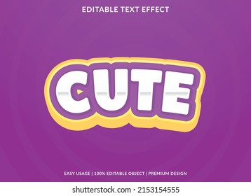 14,616 Cute Text Effect Images, Stock Photos & Vectors 