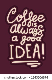 Cute Text Poster Illustration