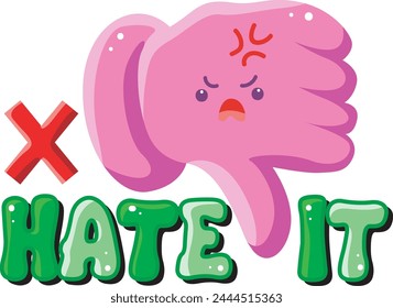 Cute text sticker message illsutration. Colorful positive quotes text. Cute sticker with faces and text.