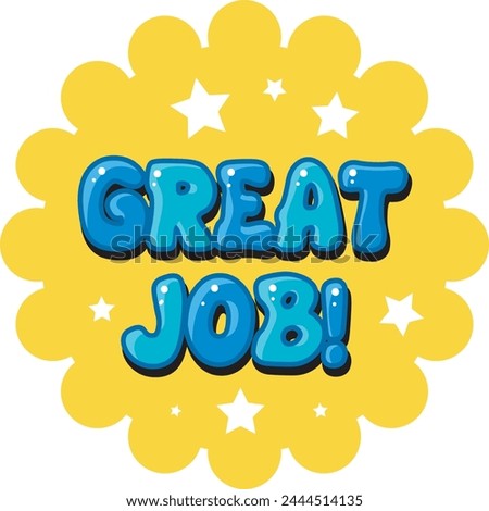 Cute text sticker message illsutration. Colorful positive quotes text. Cute sticker with faces and text.