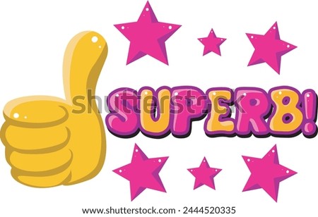 Cute text sticker message illsutration. Colorful positive quotes text. Cute sticker with faces and text.