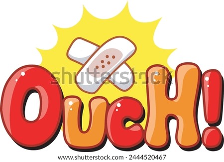Cute text sticker message illsutration. Colorful positive quotes text. Cute sticker with faces and text.
