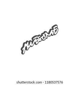 Cute Text, Word Art, Doodle Style