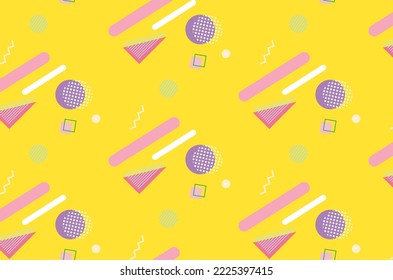 Cute textile pattern geometric pattern background
