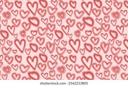 Cute texture with a messy, scribbled heart pattern. Ideal for scrapbooking and artistic projects