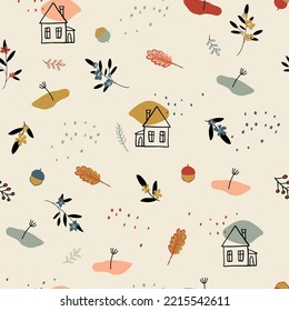 Cute, thanksgiving, autumn colors, organic, rustic, christmas, trendy, conversational positive letter and words, seamless floral pattern, fashion, textile, tshirt, girls, kids, sustainable