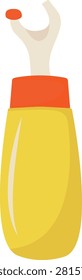 Cute Thread Cutter Element. Vector Cartoon Illustration.