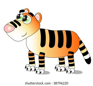 Cute tiger