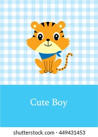 cute tiger boy
