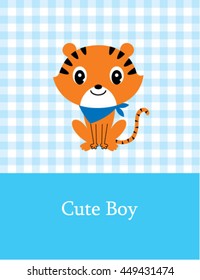 cute tiger boy
