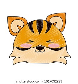 Cute tiger cartoon