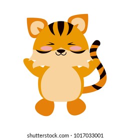 Cute tiger cartoon