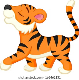 Cute tiger cartoon