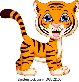 Cute tiger cartoon