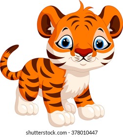 Cute tiger cartoon