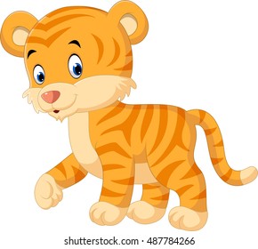 Cute tiger cartoon