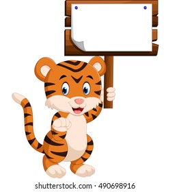 Cute tiger cartoon