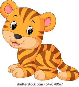 Cute tiger cartoon
