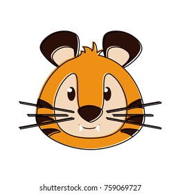 Cute tiger cartoon