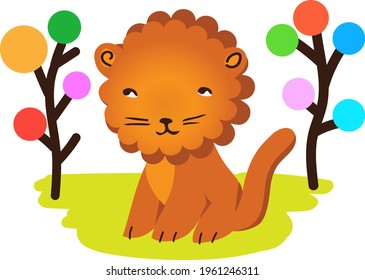 cute tiger cub vector image