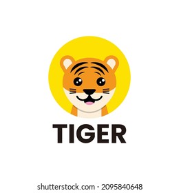 cute tiger logo suitable for toy company