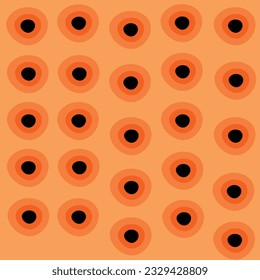 Cute tiger pattern background vector pattern