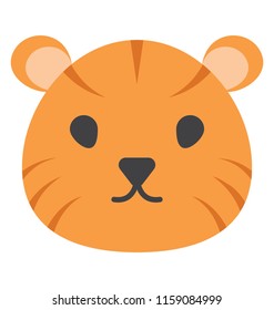 
Cute tiger seemingly not dangerous
