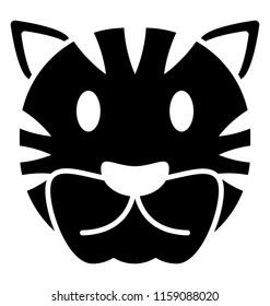
Cute tiger seemingly not dangerous
