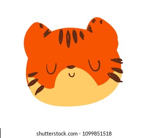 Cute Tiger Vector Illustration