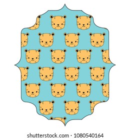 cute tigers design